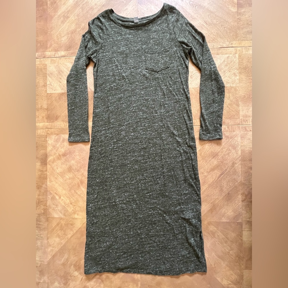 Old Navy Marled Green Sheath Dress | Size M Tall